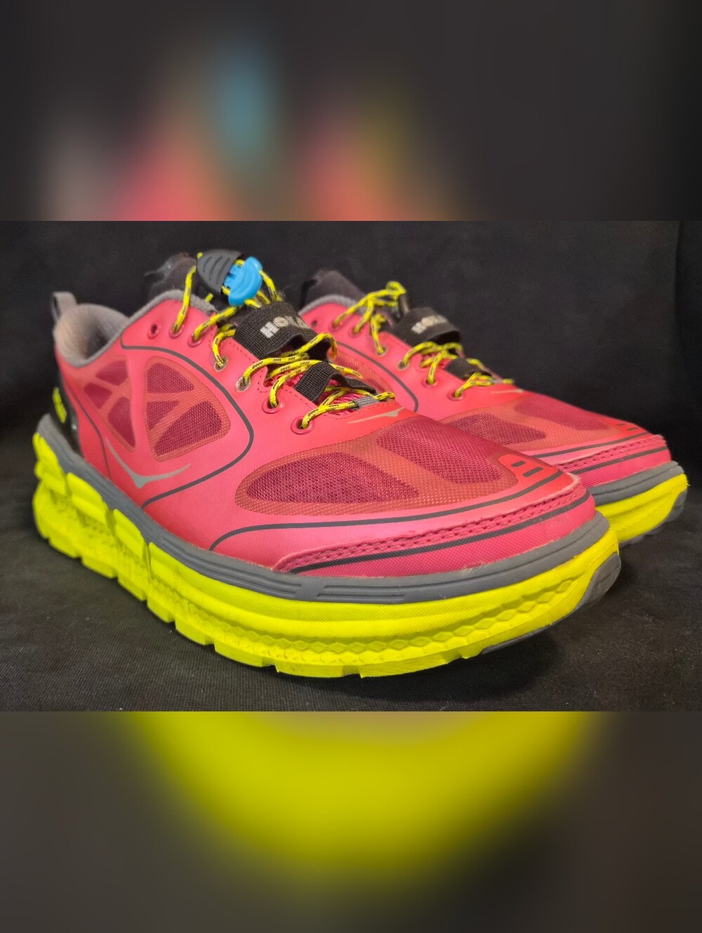 Women's Hoka One One Conquest "Paradise Pink" Running Shoes Sz. 9.5